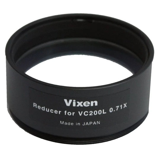 Vixen 0.7x focal reducer for AX103S telescope ES37228-SO ideal for beginner astrophotographers providing a significantly wider field of view faster focal ratio and shorter exposure times for capturing stunning wide field deep sky images of nebulae galaxies and star clusters with the AX103S refractor telescope — Telescope Wolves