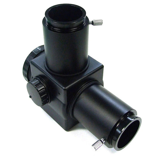 Vixen 31.7mm flip mirror diagonal ES2680 ideal for beginner astronomers and astrophotographers providing a convenient precise and instantly switchable solution between eyepiece viewing and camera imaging on their telescope for seamless efficient and frustration free visual observing and astrophotography sessions without the need to remove and reattach eyepieces and cameras between viewing and imaging — Telescope Wolves