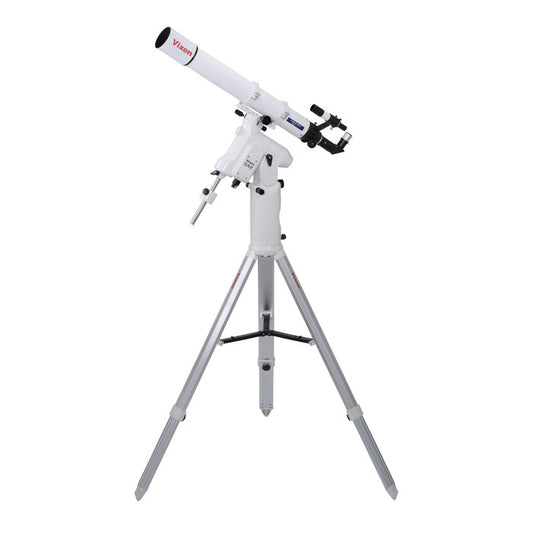 Vixen 80mm refractor telescope with SX2 WiFi GoTo equatorial mount ES25012 beginner friendly stargazing and astrophotography kit ideal for beginner astronomers providing capable refractor optics precise WiFi enabled computerized object location accurate SX2 goto tracking and smooth automatic star following for comfortable and rewarding planetary lunar and deep sky visual observing and entry level astrophotography of nebulae galaxies and star clusters — Telescope Wolves
