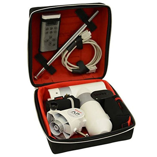 Vixen AP mount carrying case ES35658-SO padded protective storage bag ideal for beginner astronomers providing secure cushioned and protective transportation and storage for safely carrying their AP series equatorial mount to dark sky sites camping trips and outdoor stargazing adventures without risking damage to precision mount components and electronics — Telescope Wolves