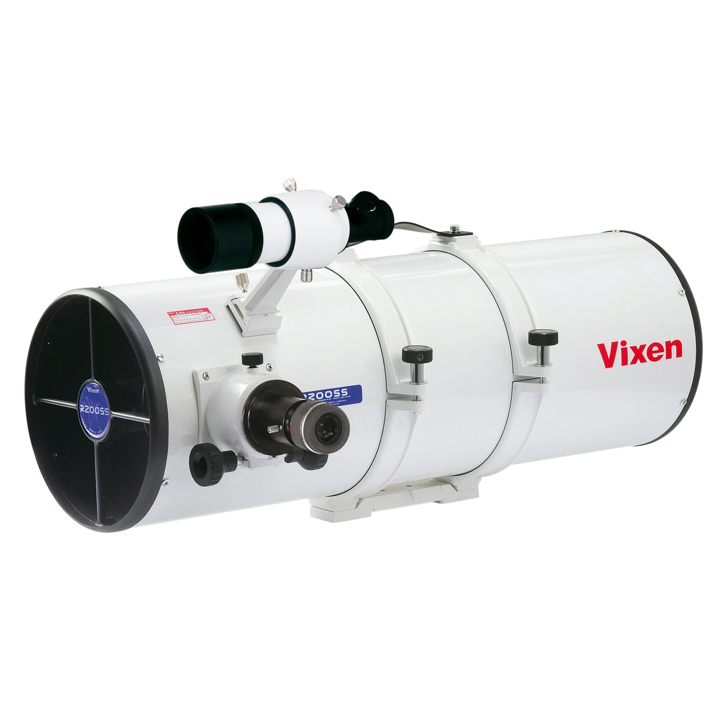 Vixen R200SS 200mm f4 Newtonian reflector telescope optical tube ES2642 fast and sharp OTA ideal for serious beginner astrophotographers and deep sky visual observers providing large aperture fast f4 focal ratio optics for stunning bright detailed and wide field deep sky imaging of nebulae galaxies and star clusters and rewarding high contrast visual observing of planets moon and deep sky objects — Telescope Wolves