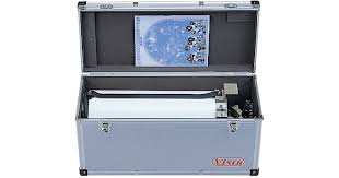 Vixen VC200L telescope aluminum carrying case ES3880-SO hard shell protective storage ideal for serious astronomers providing maximum protection secure interior padding and durable aluminum hard shell construction for safely transporting and storing the VC200L optical tube to dark sky sites camping trips and outdoor stargazing adventures without risking damage to precision optical components and coatings — Telescope Wolves