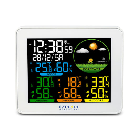 Explore Scientific Radio Weather Station with Multiple Sensors WSH4005
