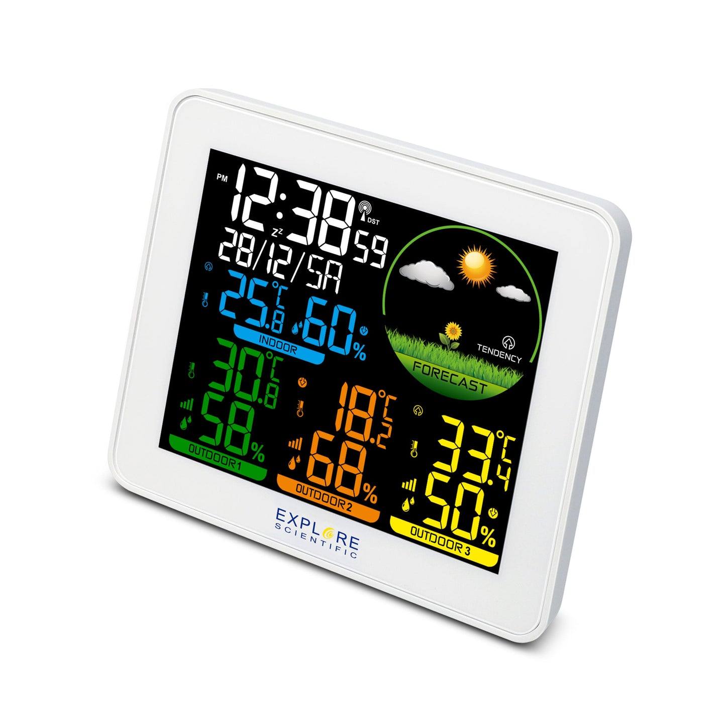 Explore Scientific Radio Weather Station with Multiple Sensors WSH4005