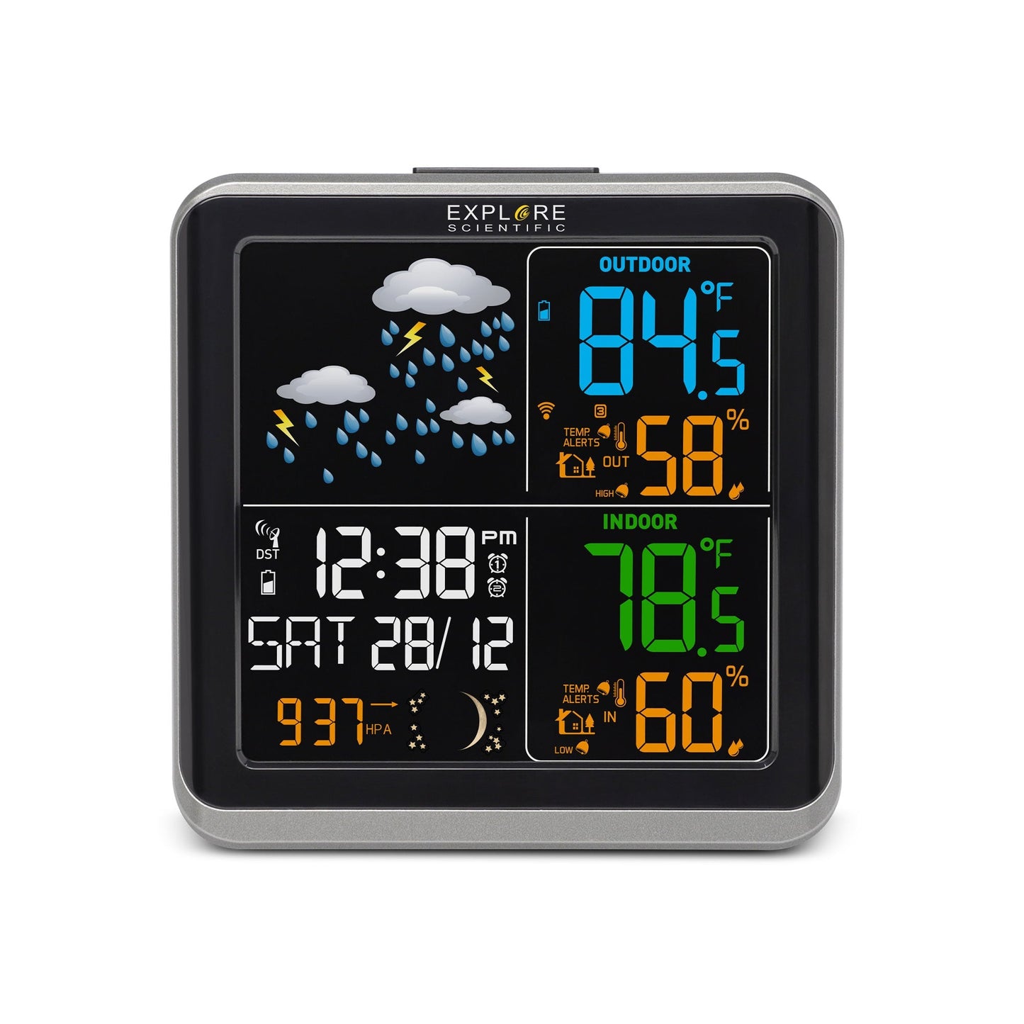 Explore Scientific Certified Pre-Owned Radio Weather Station CPO-WSH4008C