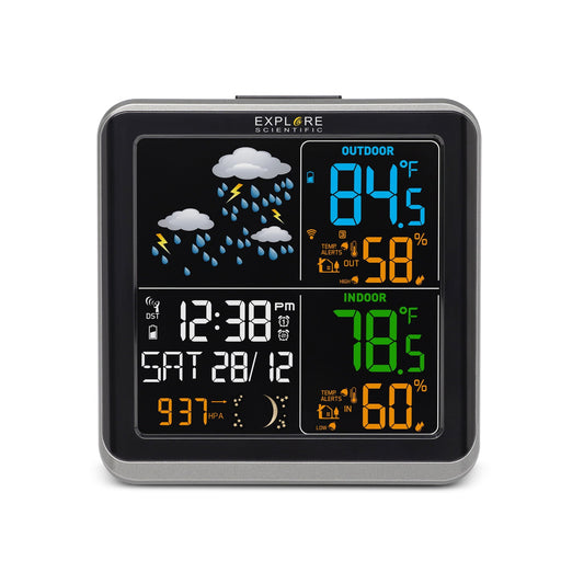 Explore Scientific Certified Pre-Owned Radio Weather Station CPO-WSH4008C