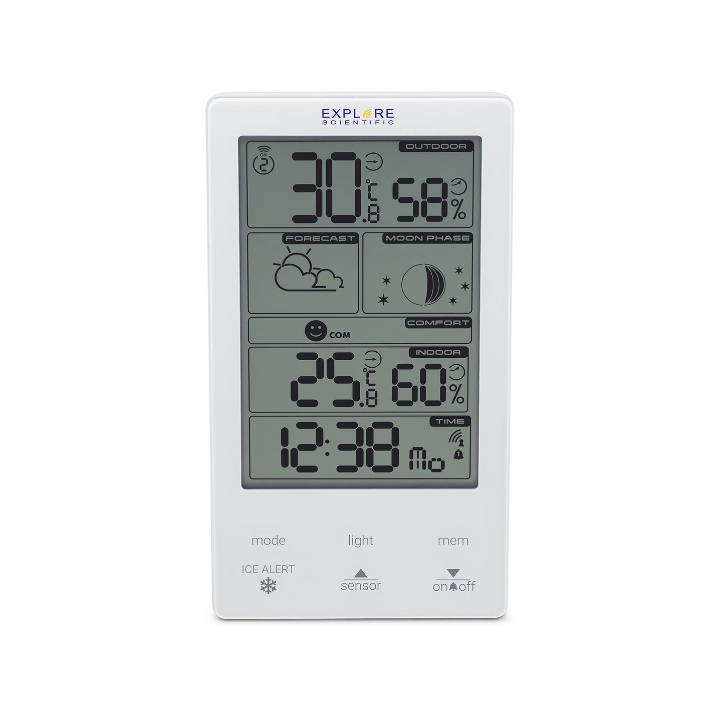 Explore Scientific Touch Key Advanced Weather Station WSH4009GYE000