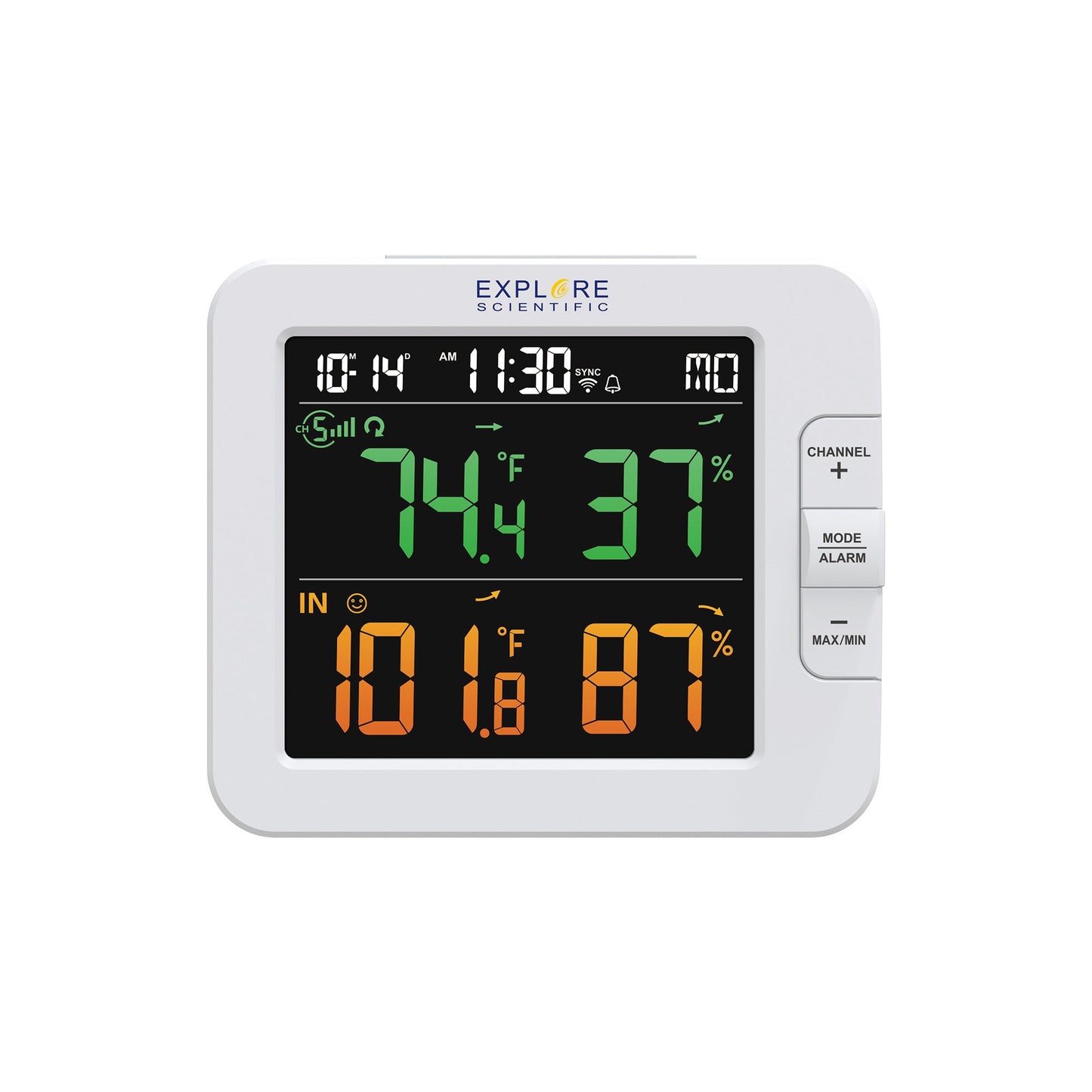 Explore Scientific Smart Multi-Channel Weather Station with Wireless Sensor WSH4102