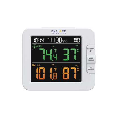 Explore Scientific Smart Multi-Channel Weather Station with Wireless Sensor WSH4102