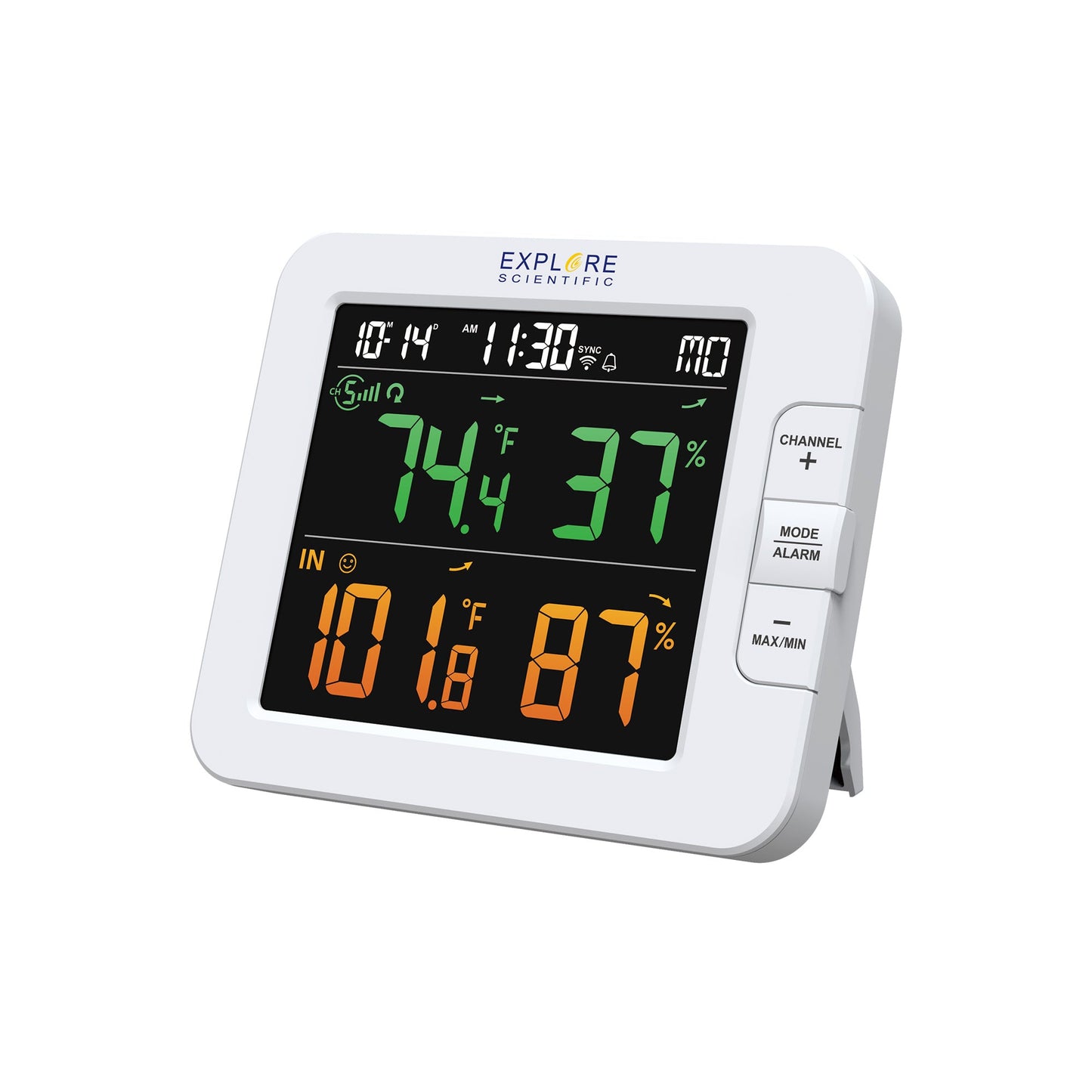 Explore Scientific Smart Multi-Channel Weather Station with Wireless Sensor WSH4102