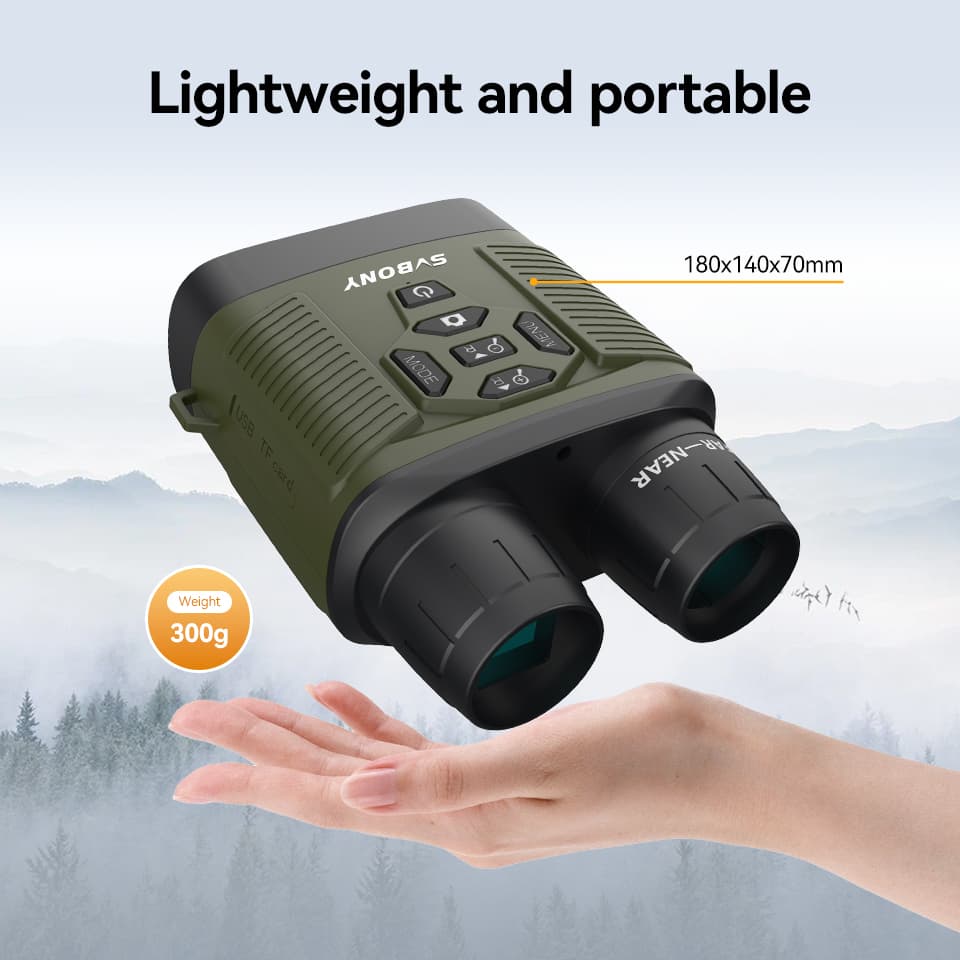 SX31 Night Vision Binoculars 4K Digital Infrared Green Goggles for Hunting, Bird Watching, Wildlife Observation, Night Fishing Camping