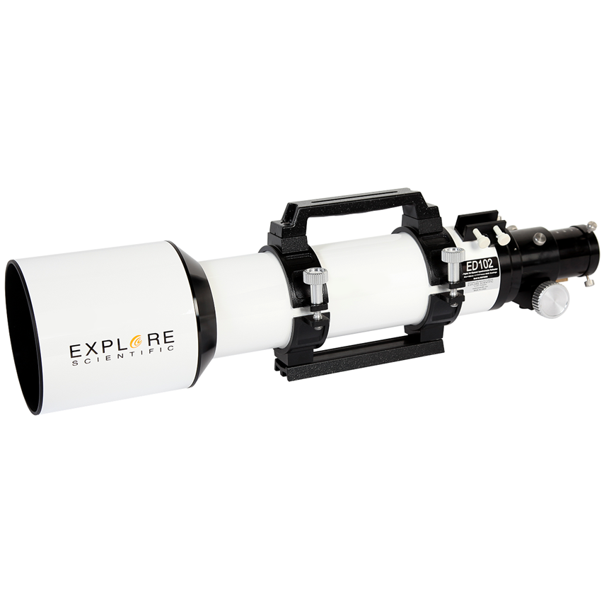 Explore Scientific 152mm f/8 Air-Spaced Triplet Apochromat Refractor – Carbon-Fiber OTA with 3.3" Focuser & 2" Diagonal (TED15208CF-HEX33)