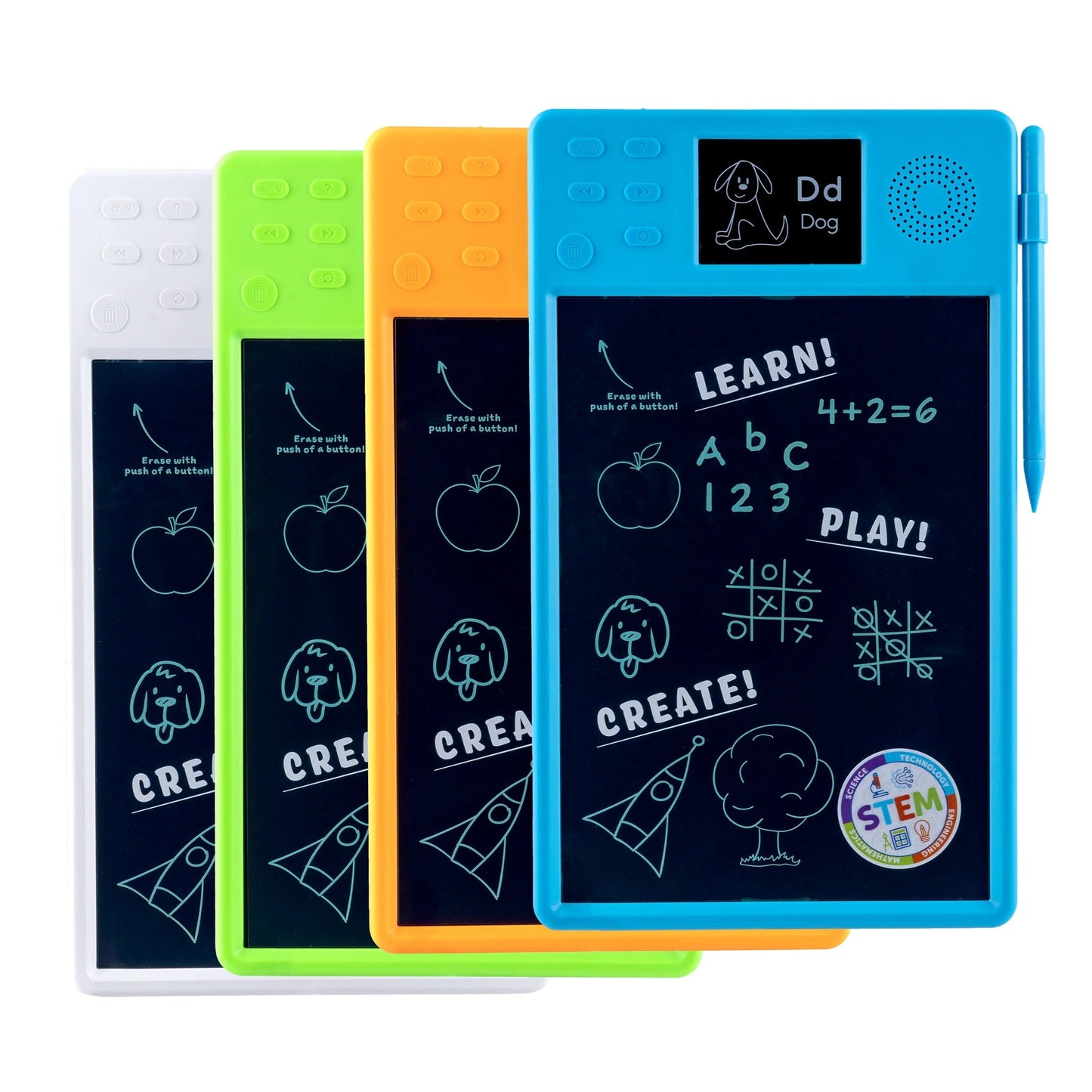 ExploreOne Interactive Fun Board — Hands-On Kids Learning Activity Board for Fine Motor Skills | Telescope Wolves