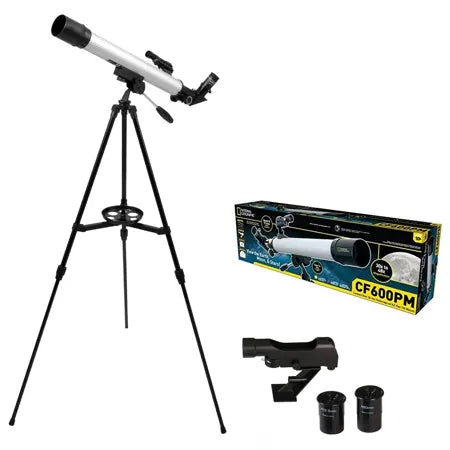 ExploreOne CF600 Carbon Fiber 50mm AZ Mount Telescope 88-10050-CF - Beginner Refractor Telescope