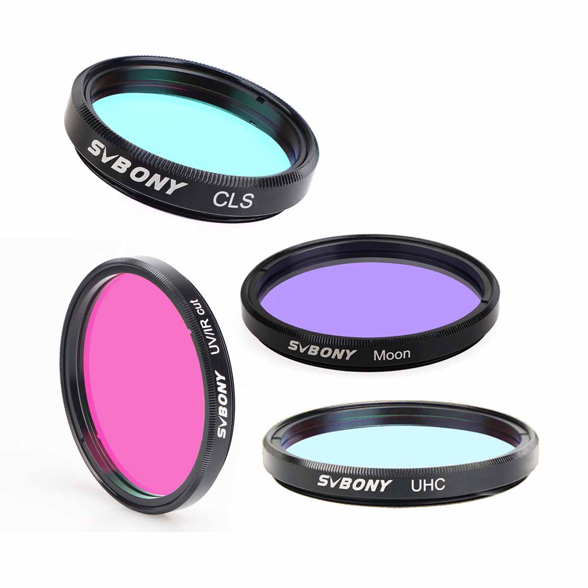 Svbony 1.25/2inch UV-IR Cut Filter, Moon UHC CLS Filters Combination