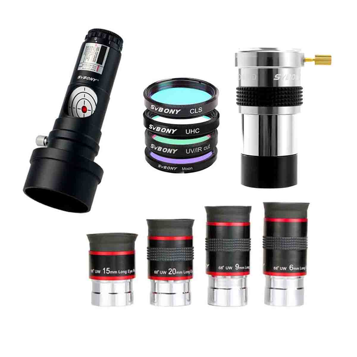 SVBONY Essential Visual Kit for Astronomy Observation