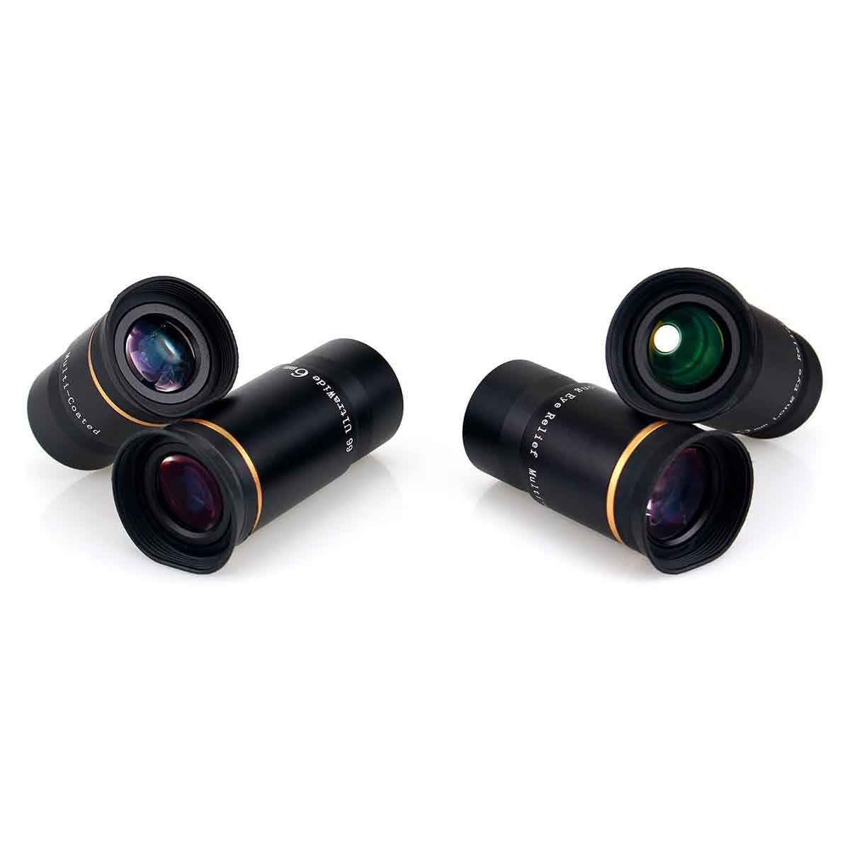 SVBONY Telescope Eyepiece Fully Mutil Coated 1.25 inches 66 Degree  6/9/15/20 mm