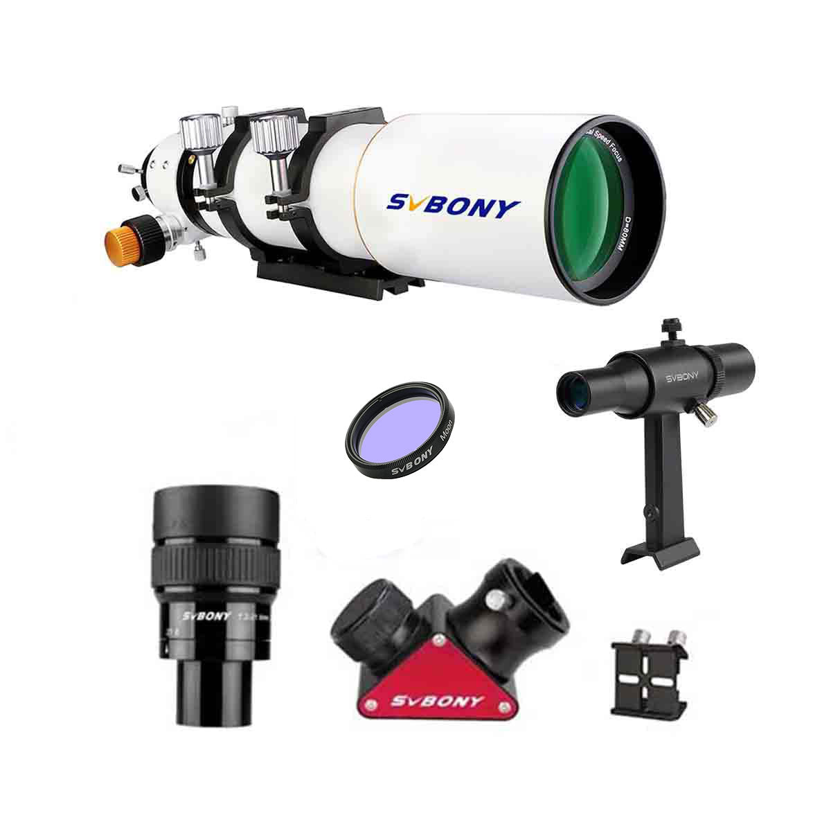 SV503 80/102ED F7 Refractor Telescope Set For Lunar Eclipse Viewing