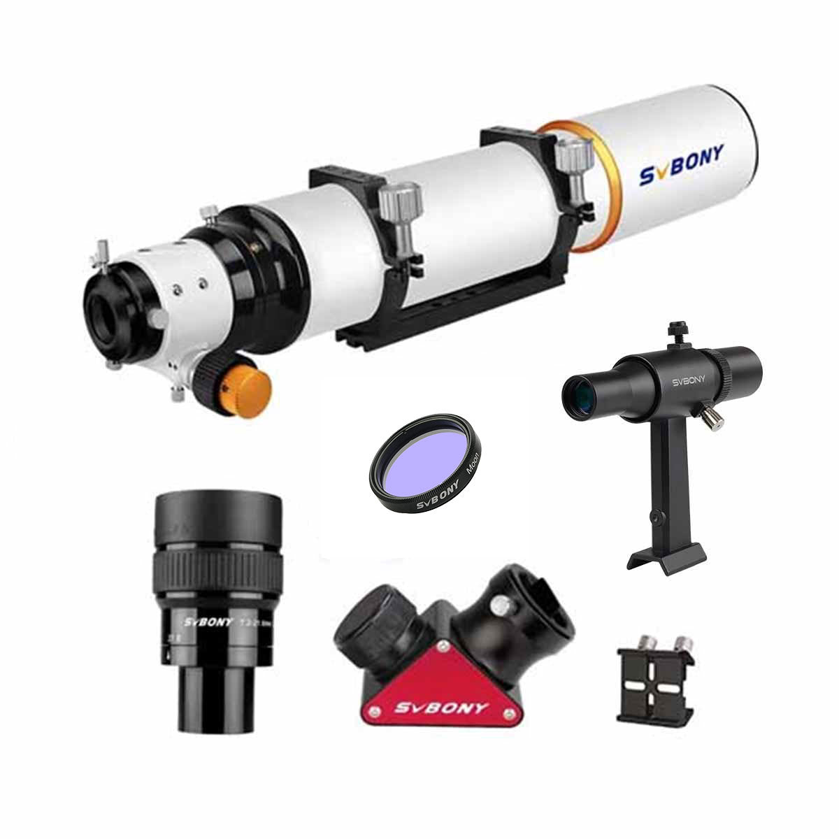 SV503 80/102ED F7 Refractor Telescope Set For Lunar Eclipse Viewing