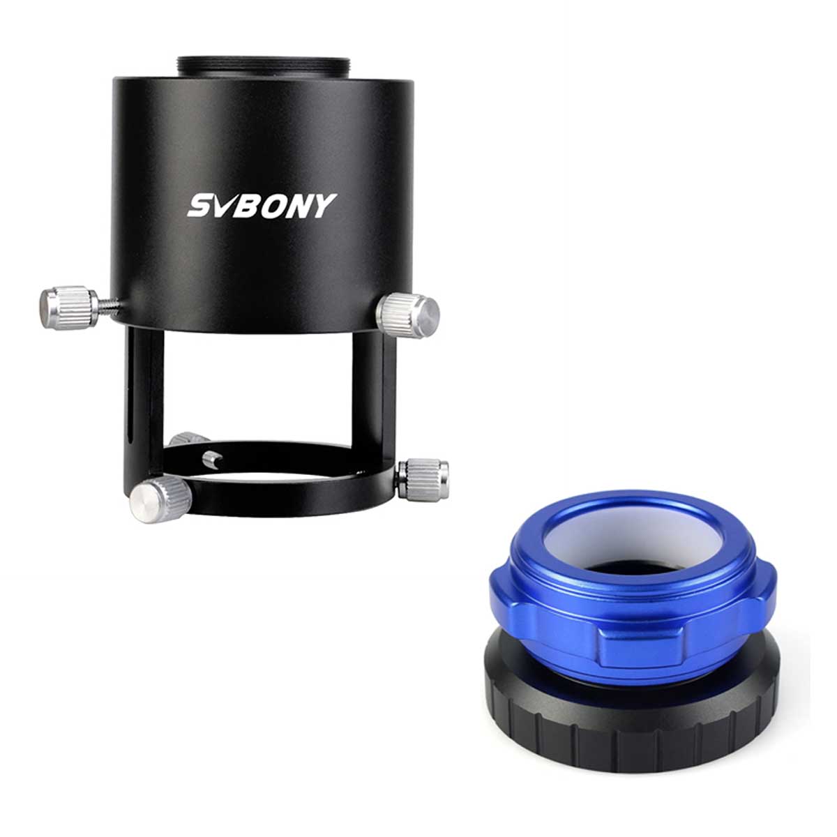 SV123 Black Metal Spotting Scope Camera Adapter Extensionable