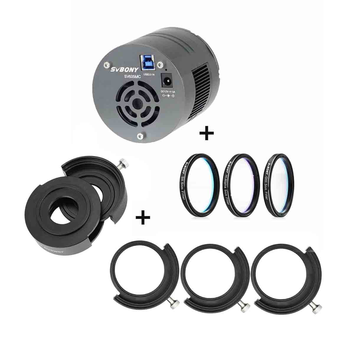SV605MC Cooled Monochrome Camera - SHO SII Ha OIII Filters for Photography