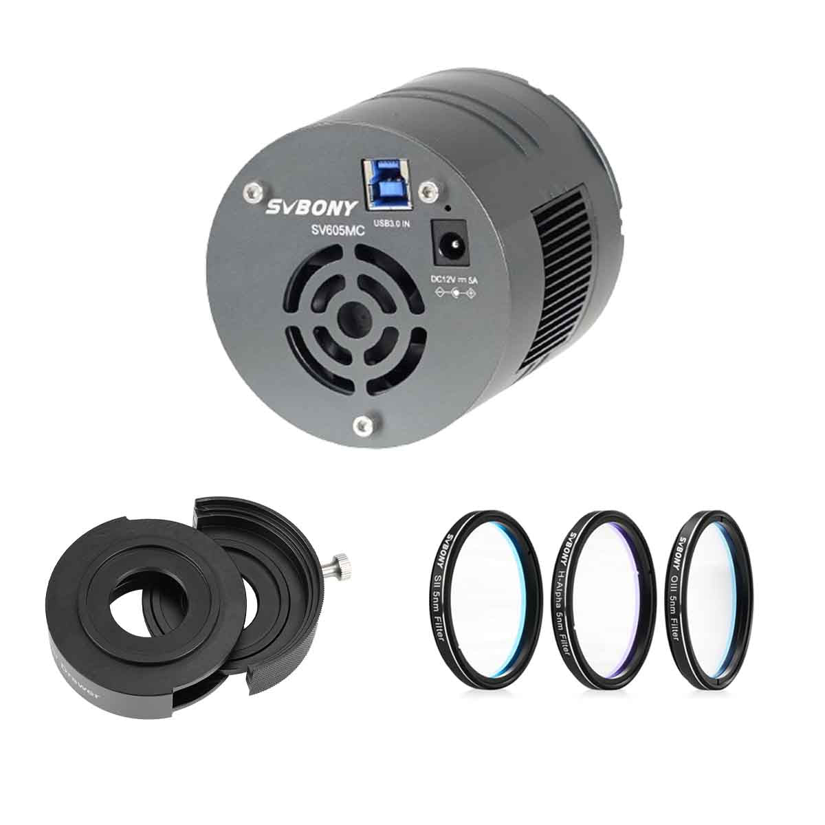 SV605MC Cooled Monochrome Camera - SHO SII Ha OIII Filters for Photography