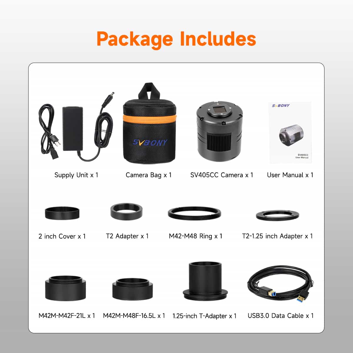 SV405CC Cooled Color OSC Camera for Deep Space Astrophotography IMX294