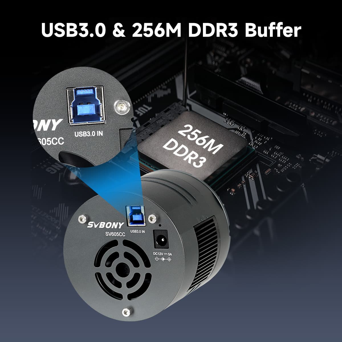 SV605CC OSC Camera IMX533 Cooled Color Astronomical Camera for Deep Space Astrophotography