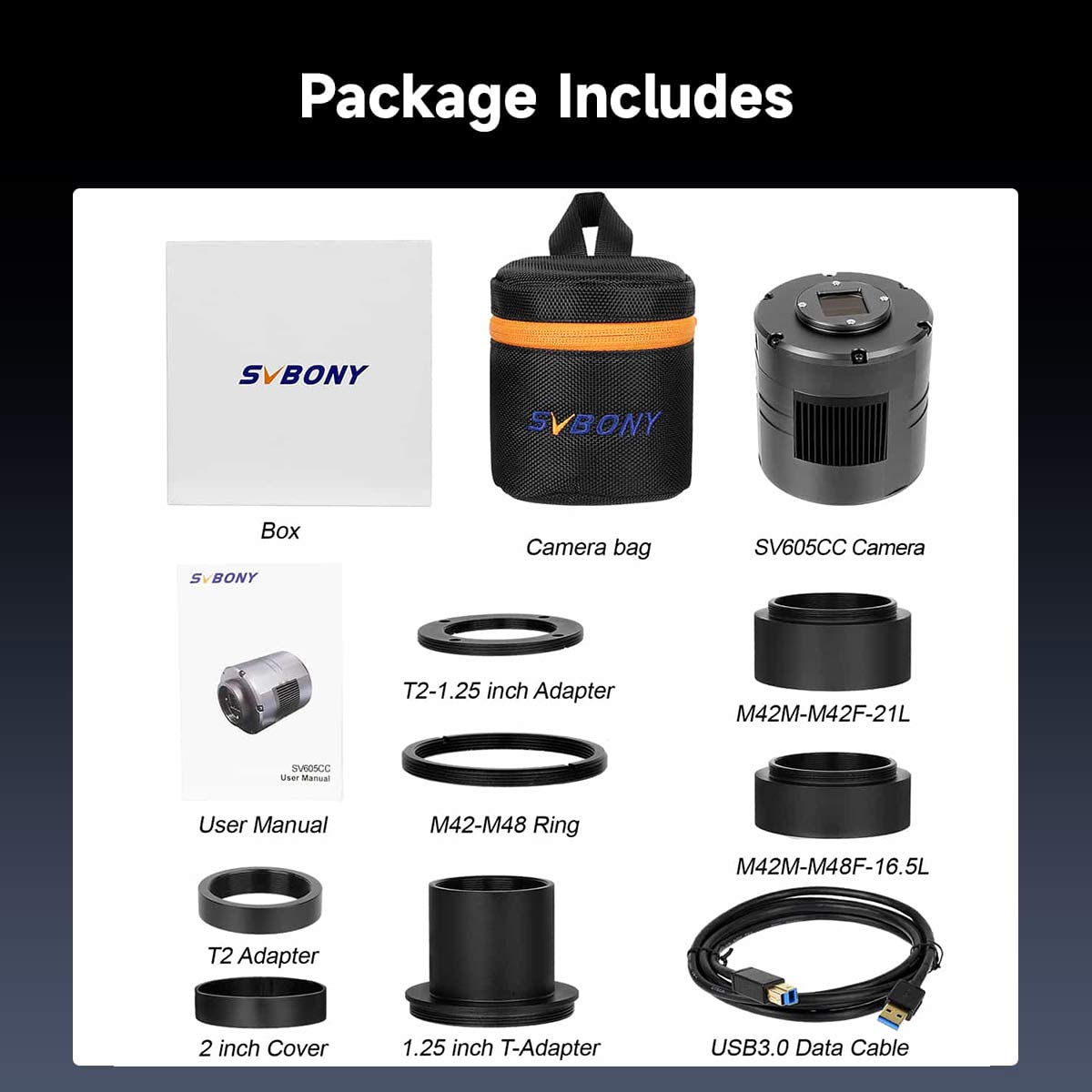 SV605CC OSC Camera IMX533 Cooled Color Astronomical Camera for Deep Space Astrophotography