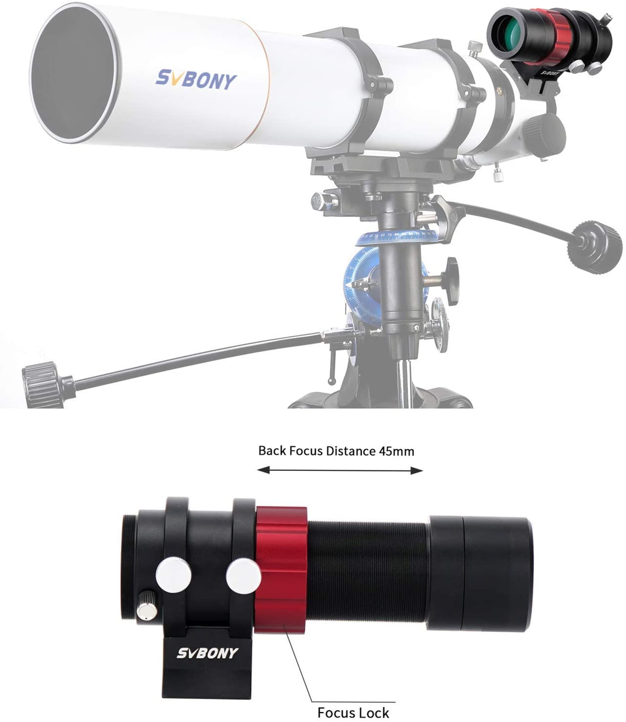 SV905C Guiding Camera - SV165 Guide Scope Combination