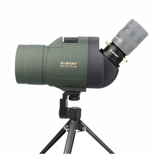 SV41 25-75x70 MAK Spotting Scope with 1.25" Eyepiece Adapter for Photography