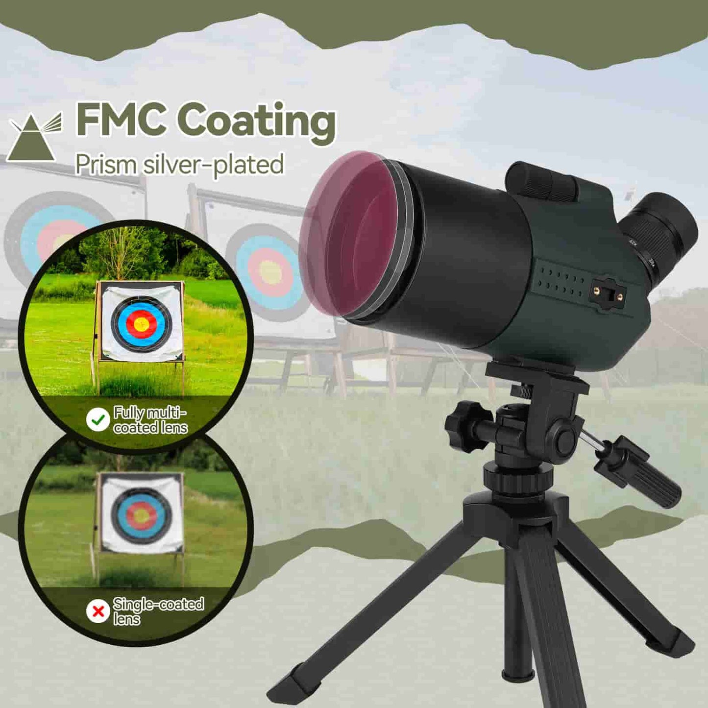 SV41 Pro 28-84x80 Mak Spotting Scope FMC Coating with Wifi Camera Birding