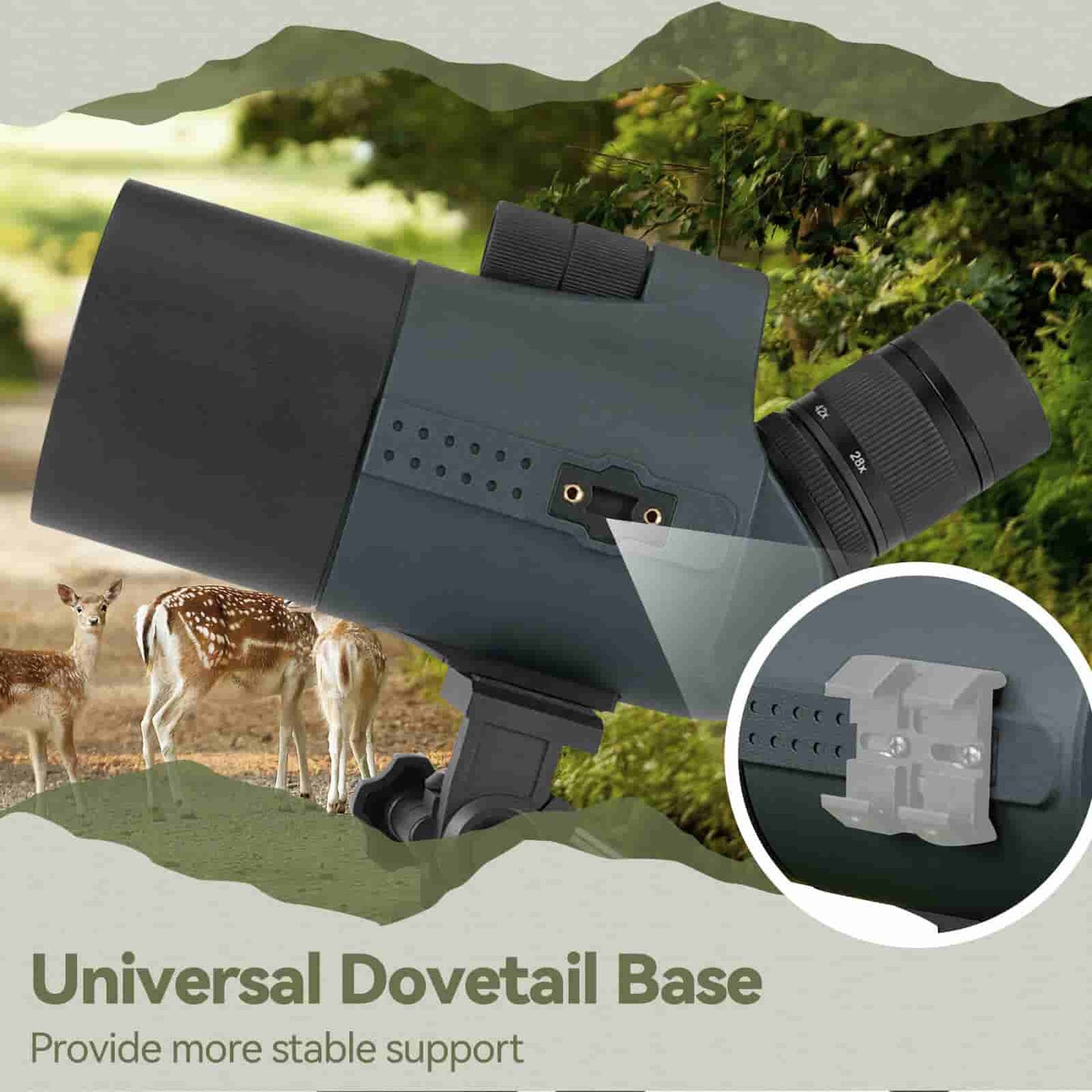 SV41 Pro 28-84x80 Mak Spotting Scope FMC Coating with Wifi Camera Birding