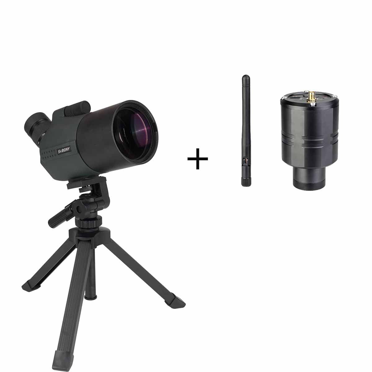 SV41 Pro 28-84x80 Mak Spotting Scope FMC Coating with Wifi Camera Birding