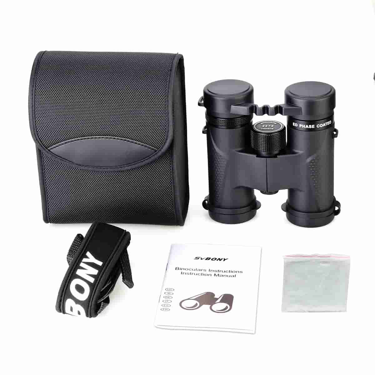 SV202 8x32ED Binoculars Extra-Low Dispersion Bak4 Waterproof Fogproof for Bird Watching