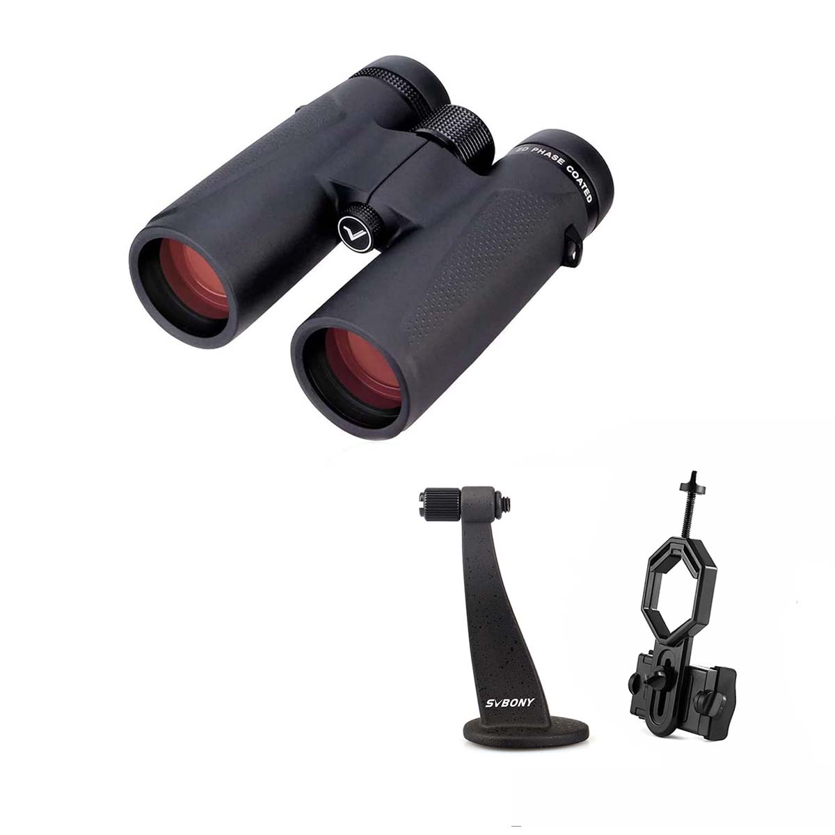 SV202 10x50ED Binoculars Extra-Low Dispersion Bak4 Waterproof Fogproof for Bird Watching