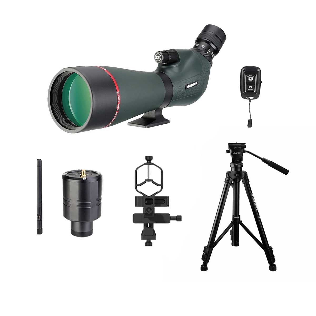 SV406P 20-60X80 ED Spotting Scope with WIFI Camera Birding Photography for Birding Festival
