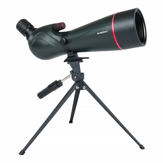 SV406 Spotting Scope HD 20-60x80 Spotting Scope FMC Dual Focus for Bird Watching Wildlife Target Shooting