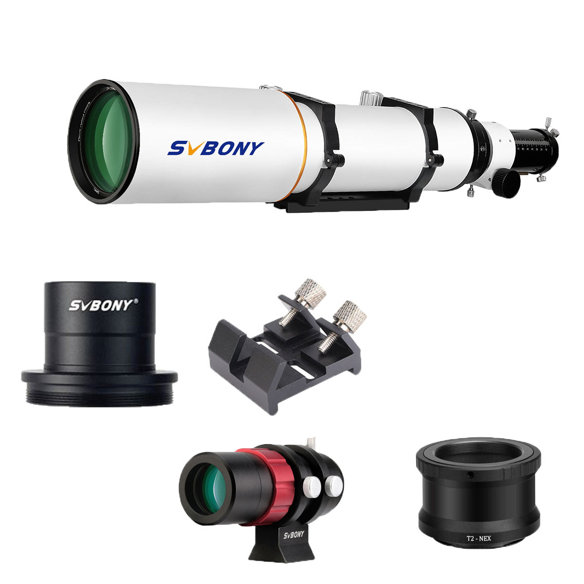 SV503 Telescope Set for Prime Focus Photography - Connected to M42 Camera Ring