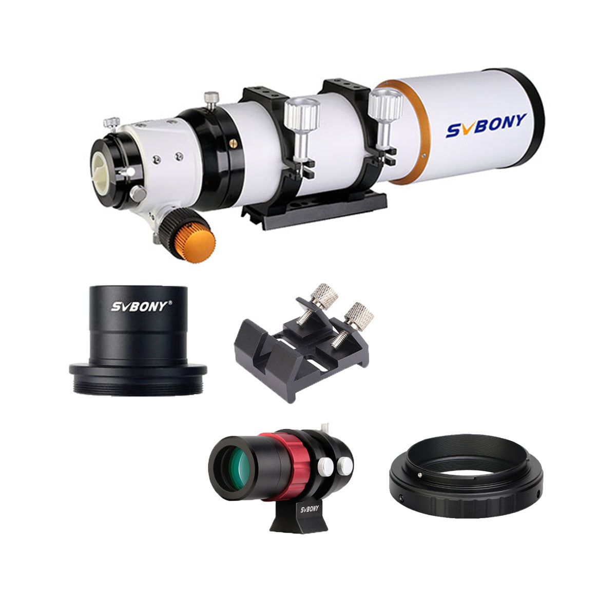 SV503 Telescope Set for Prime Focus Photography - Connected to M42 Camera Ring