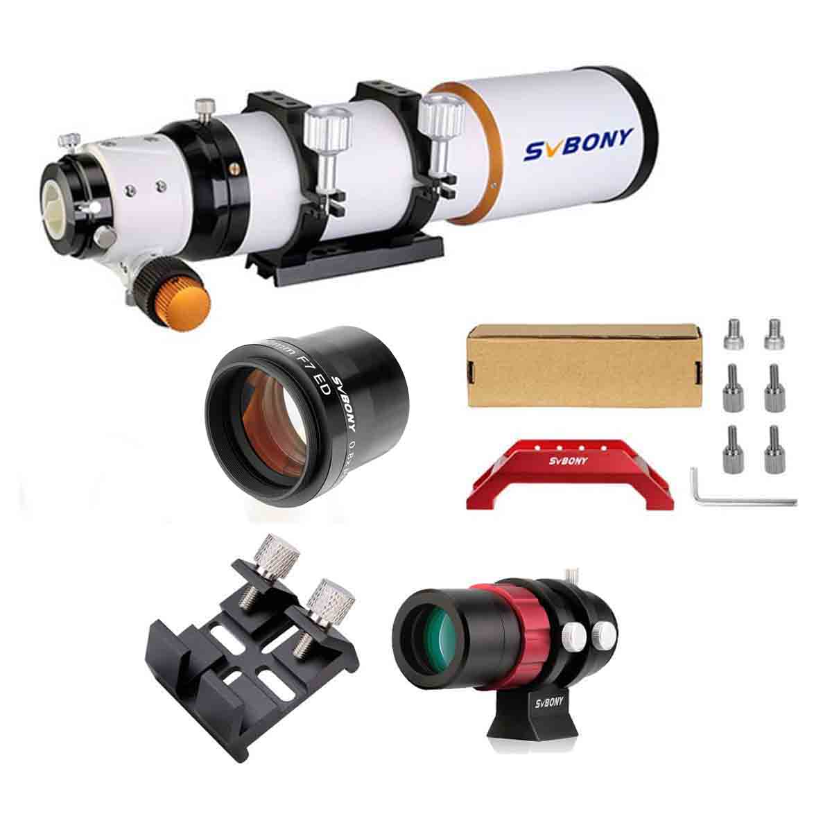 SV503 80ED Telescope - 30mm f/4 Guide Scope for Nebulae Galaxies Observation & Photography