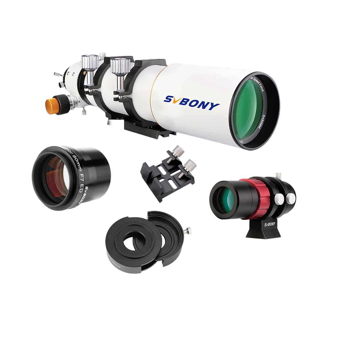 SV503 80ED Telescope - 30mm f/4 Guide Scope for Nebulae Galaxies Observation & Photography