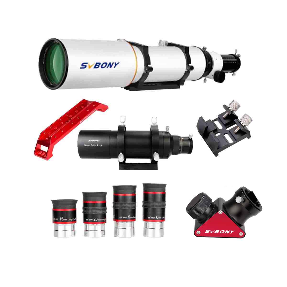 SV503 102 ED F7 Refractor Telescope Visual Set for Astronomy
