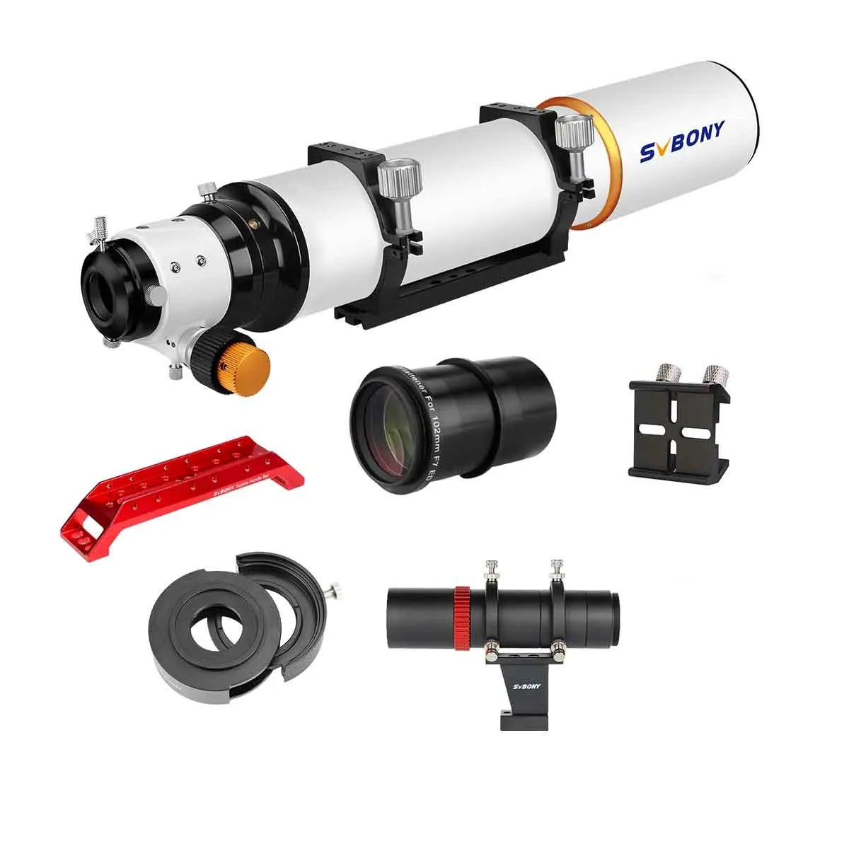 SV503 102ED F7 Telescope - SV193 Field Flattener - SV165 Guide Scope for Deep-sky Observation & Photography