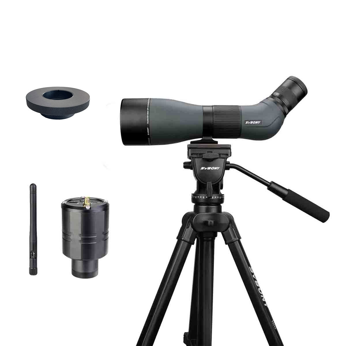SA401 20-60x85 APO  Spotting Scope  SA402 Hydraulic Gimbal Tripod