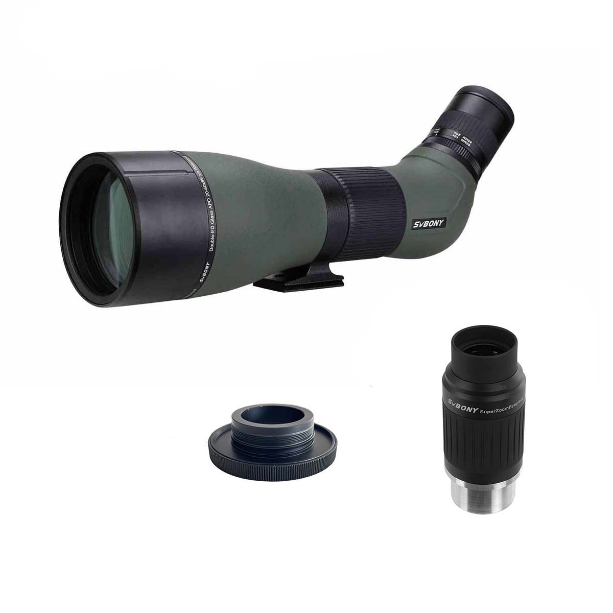 SA406 Adapter for SA401 APO 85/100mm Spotting Scope Connecting with SV230 & SV245 Zoom Eyepiece