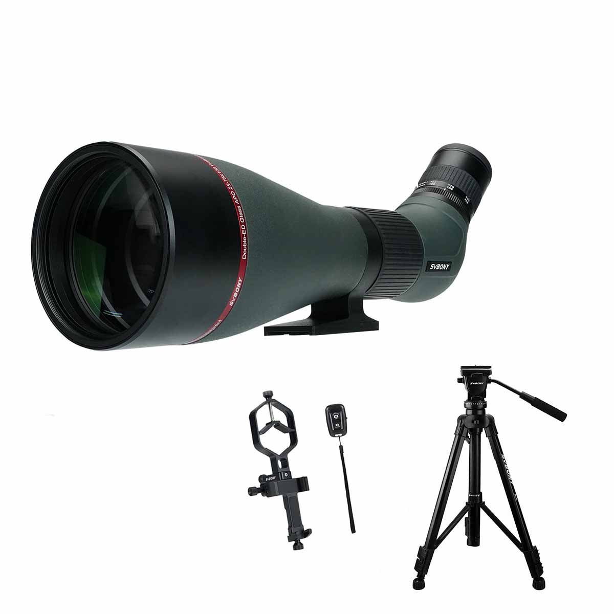 SA401 25-75X100 APO Spotting Scope Birding Camera Telephoto for WMBD Festival