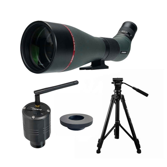 SA401 25-75X100 APO Spotting Scope with SC311/SC001 Wifi Camera for Birdwatching & Wildlife Photography