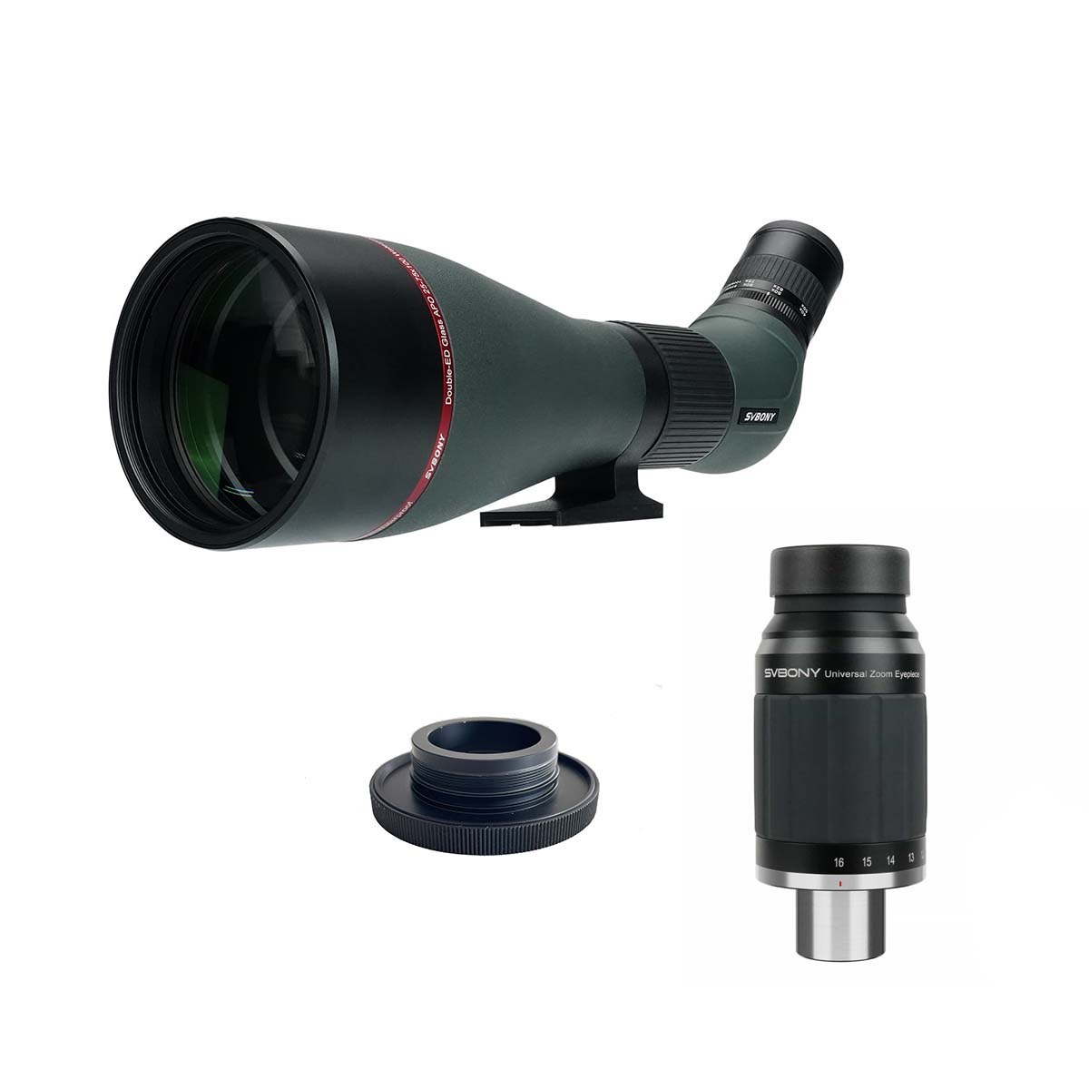 SV245 Zoom Eyepiece 8-16mm FOV 63° Parfocal & ClickStop Design for Visual Planetary Observation,Binoviewing