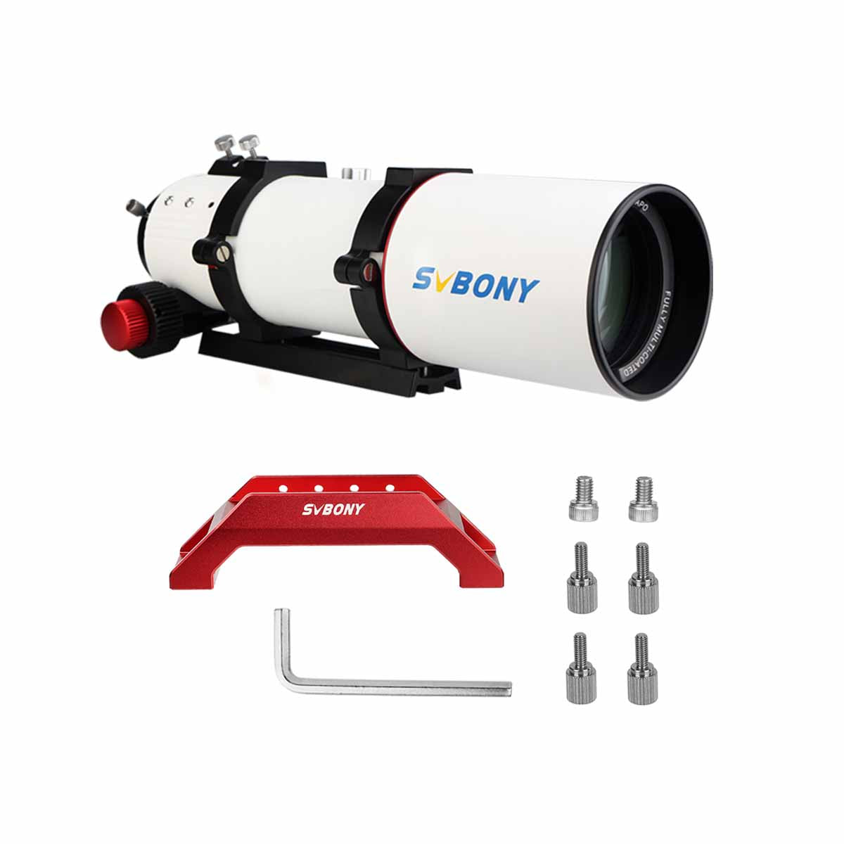SVBONY SV550 APO Triplet Refractor OTA 80 F6 Astronomy Telescope Set for Deep Space Astrophotography